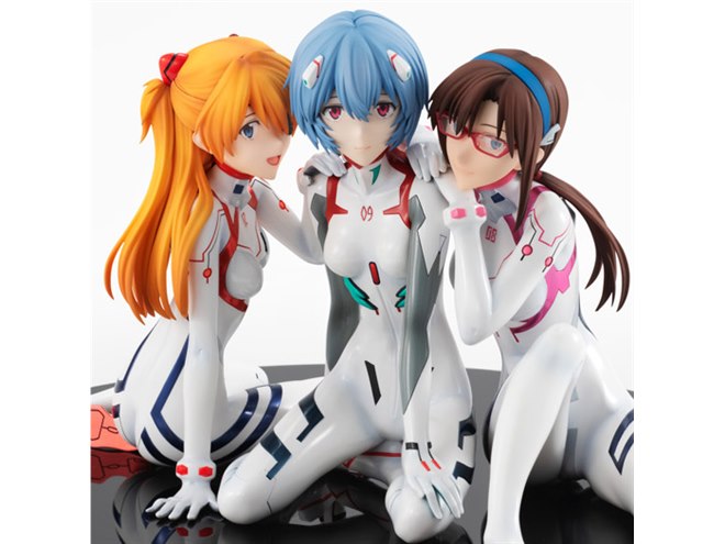 すしお作 エヴァンゲリオン 綾波、アスカマリ3点セット 綾波・アスカ