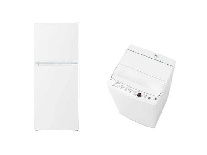 ビックカメラが単身世帯向けにシンプルな冷蔵庫＆洗濯機を発売、37,800