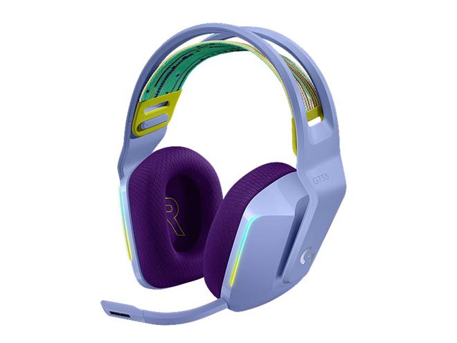 ロジクール、駆動時間が約89時間に延びたゲーミングヘッドセット「G733