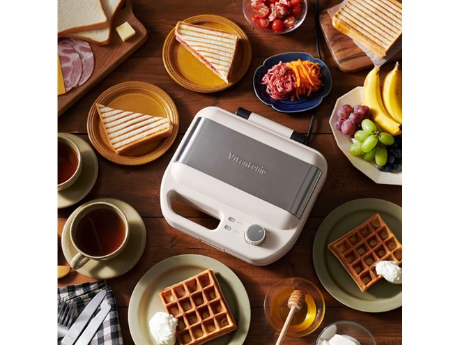 ビタントニオ、ロングセラー製品「ワッフル＆ホットサンドベーカー」に