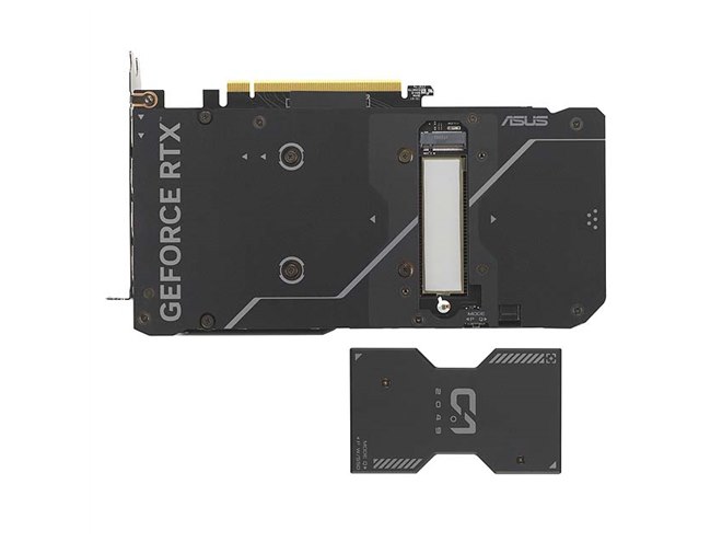 ASUS、M.2スロットが組み込まれた「GeForce RTX 4060 Ti」搭載ビデオ