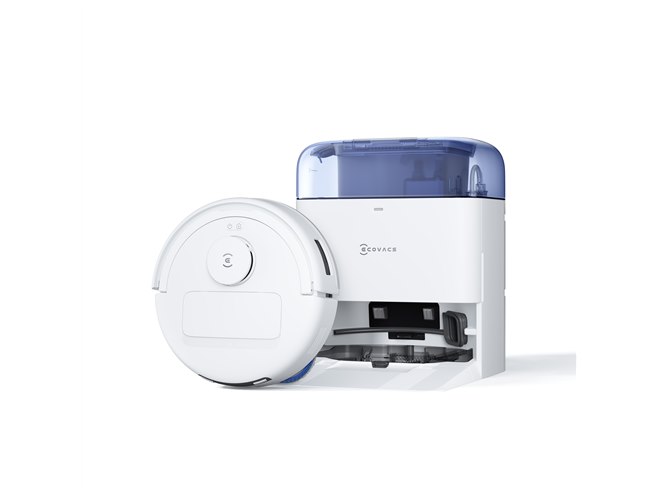 エコバックス、カラフルな水タンクでインテリアに溶け込むロボット掃除