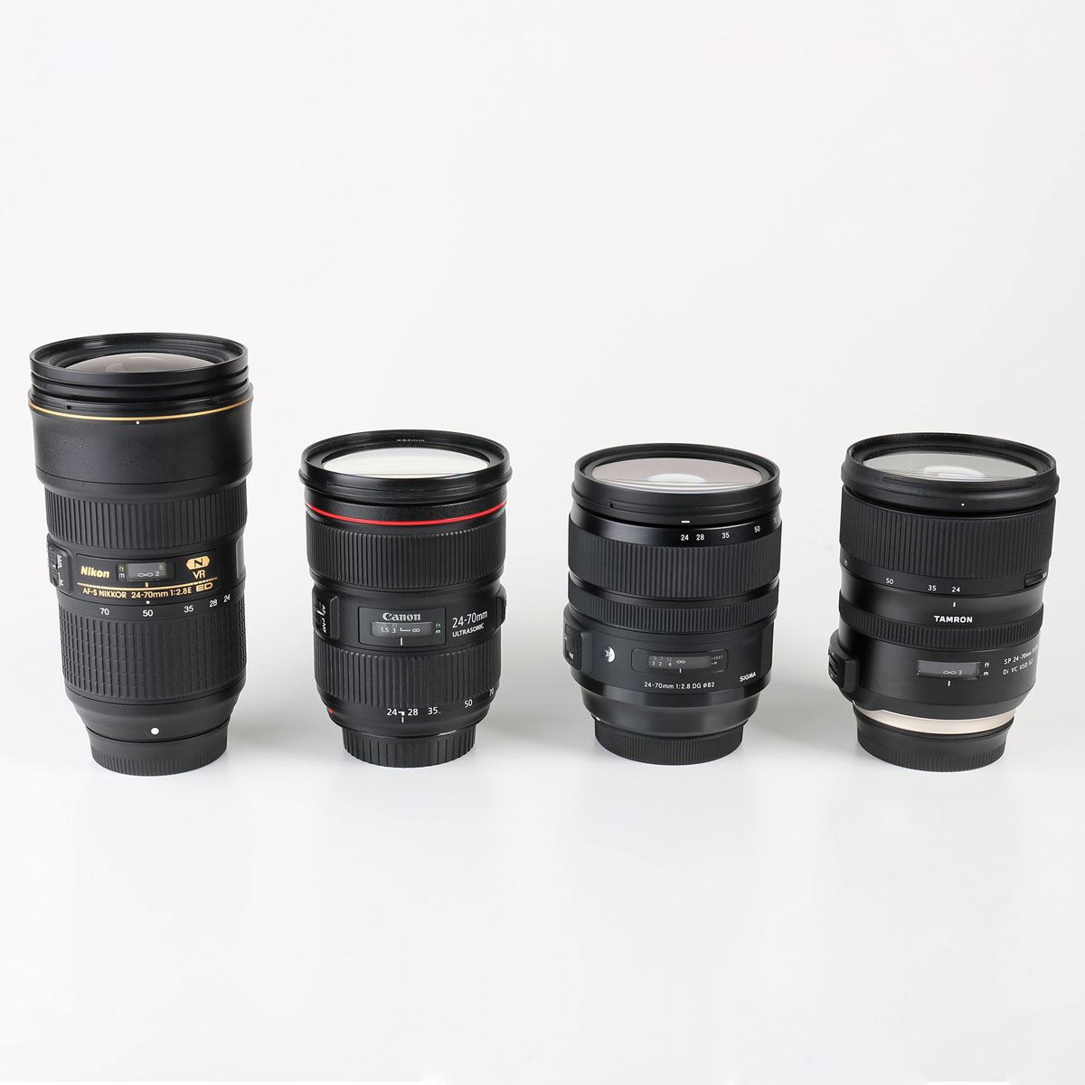 純正VS.サードパーティー 大口径・標準ズームレンズ対決！【スペック編