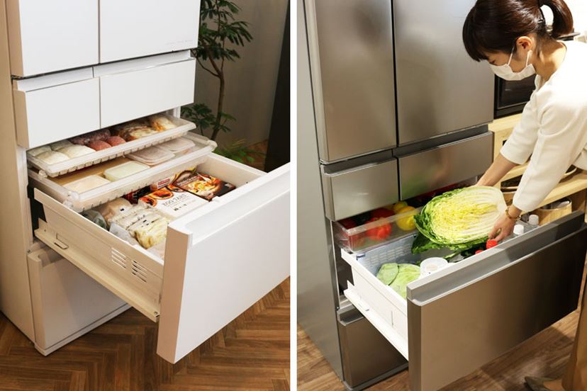 野菜室が真ん中」冷蔵庫の本命になるかも？使いやすさにもこだわった