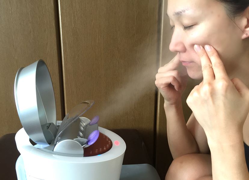 なりたい肌はどれ？ 温スチームと急冷ミストを交互に浴びる
