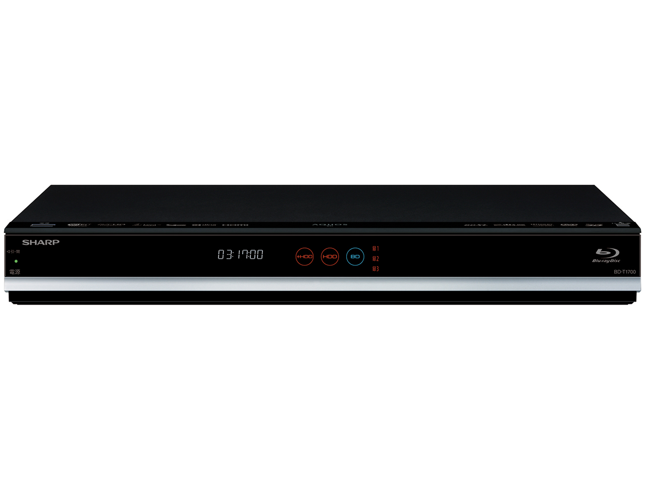 シャープ AQUOSブルーレイ BD-T1700 価格比較 - 価格.com