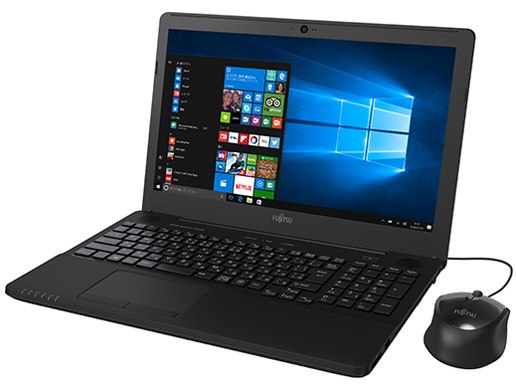 FMV LIFEBOOK AH45/A3 FMVA45A3B [シャイニーブラック]の製品画像