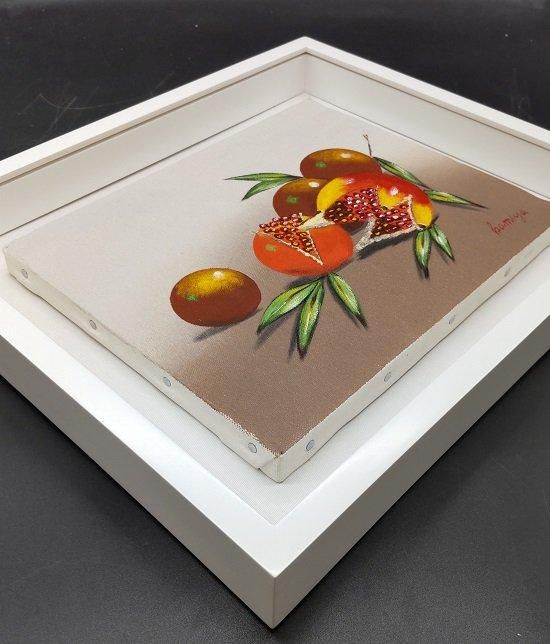 K-BOX 白 SM(サムホール227×158mm) 油彩額縁 アクリル板仕様 - 額縁