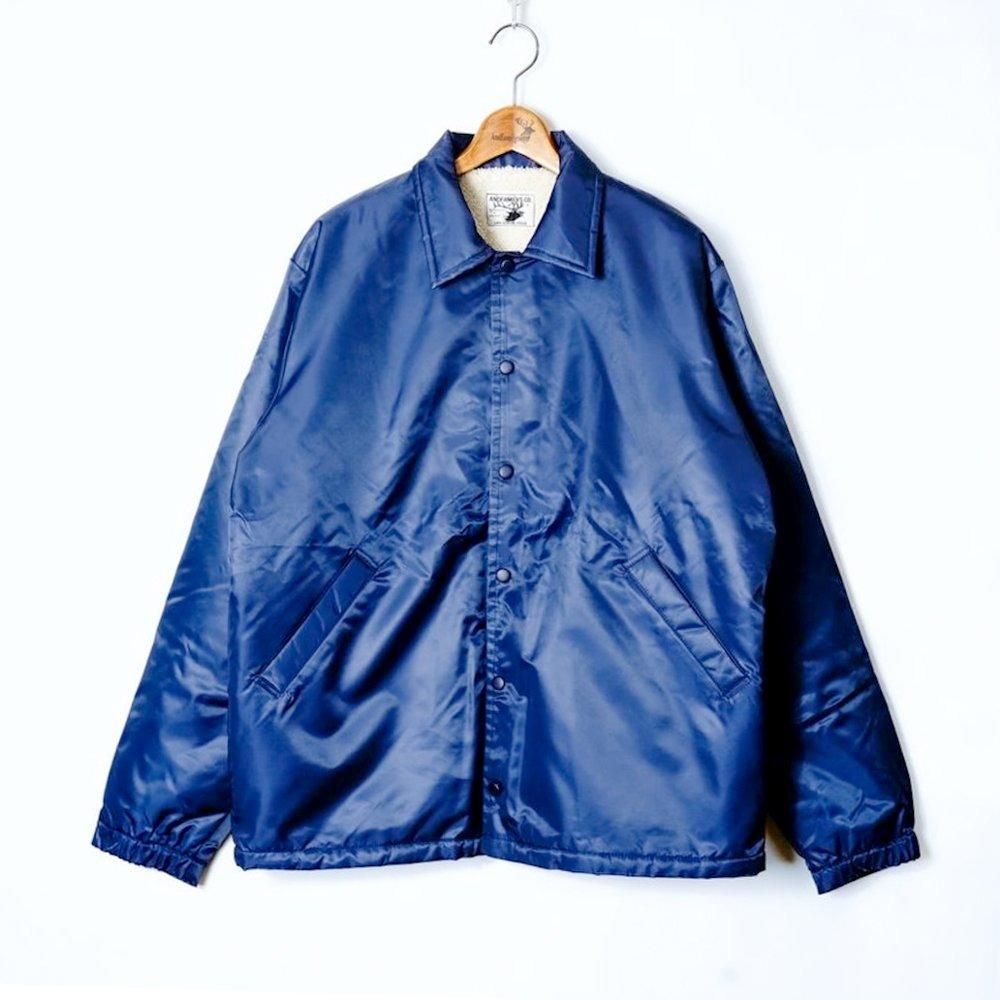 ANDFAMILY'S アンドファミリー/ Sports Coach Jacket, Navy