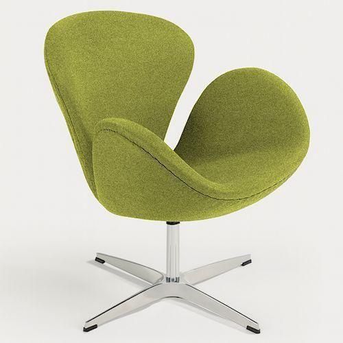 アルネ・ヤコブセン/スワンチェア【イタリアスティールライン