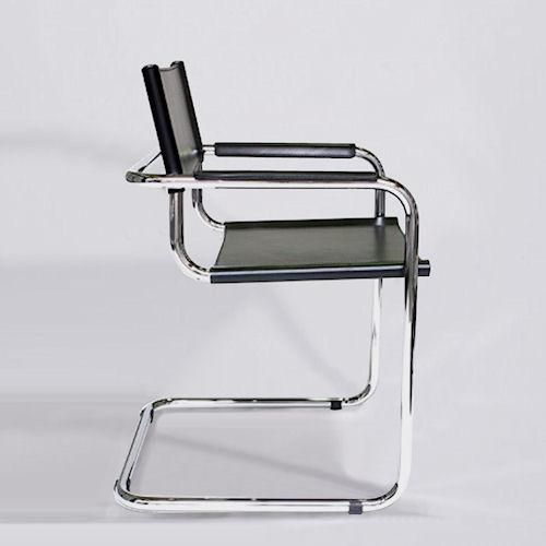 マルト・スタム/No.34カンティレバーアームチェア【レザー・スティール