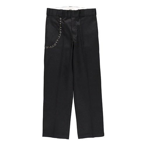 HTC】HTC DICKIES PANTS #SN-32 W.CHAIN BLACK スタッズワークパンツ