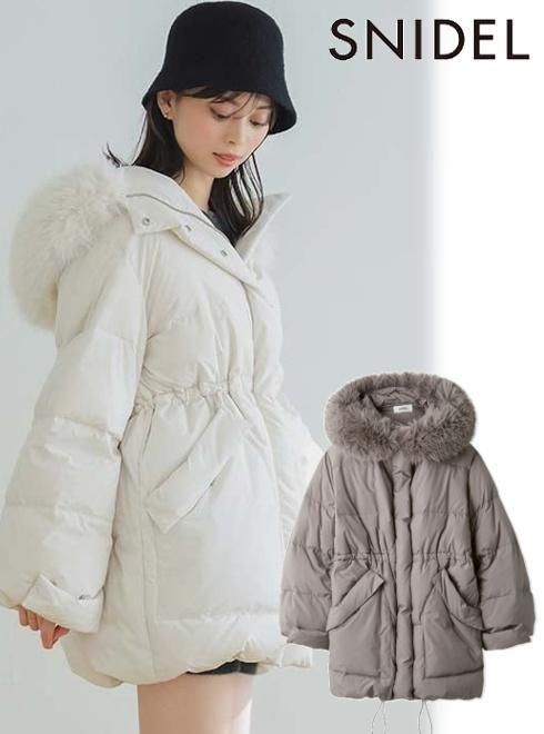 完売していた SNIDEL × 西川ダウン 再販!!【 2025 アウター特集