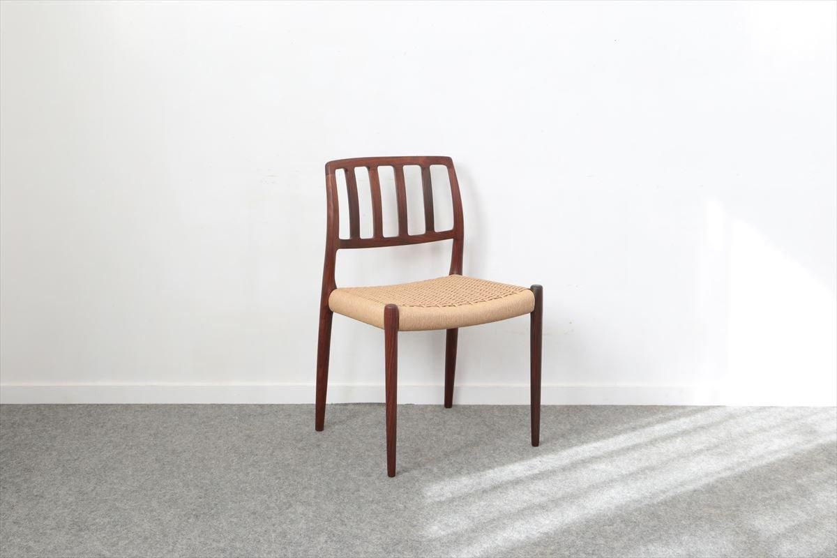 傷有りダイニングチェア デンマークニールス・モラーチーク材 椅子大塚
