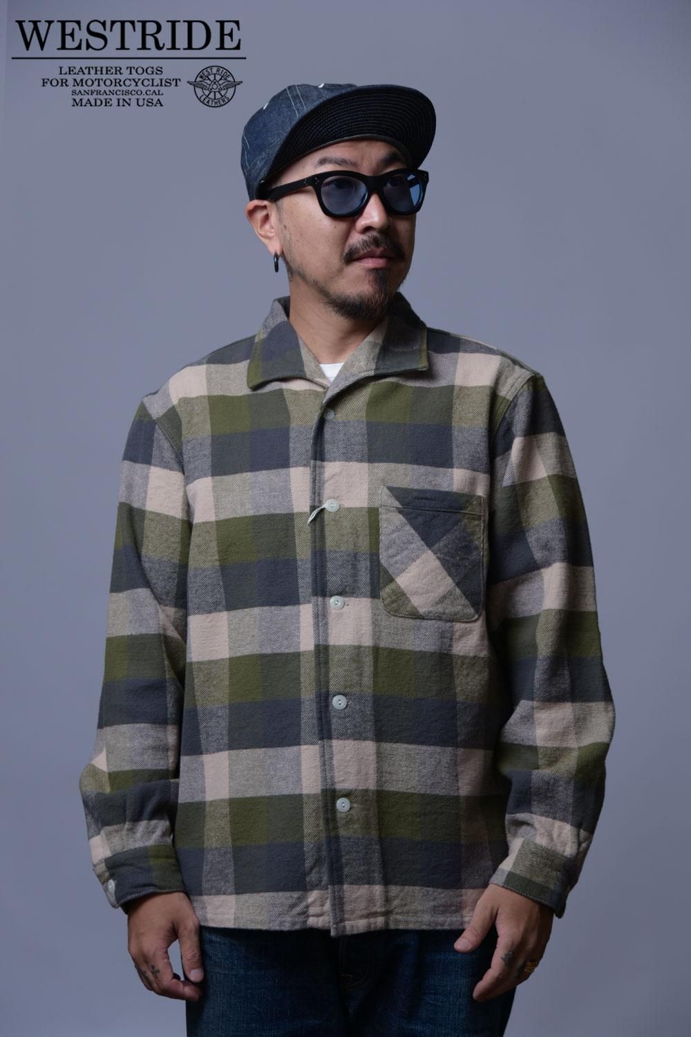 WESTRIDE(ウエストライド) ブロックチェックシャツ GUMP SHIRTS MB1903