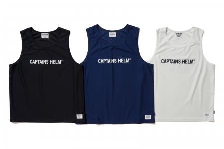 CAPTAINS HELM (キャプテンズヘルム) #TM-LOGO DOUBLE MESH TANK TOP