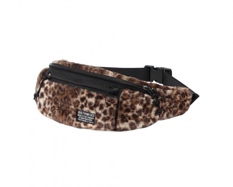 WACKO MARIA × SPEAK EASY / LEOPARD FAUX FUR WAIST BAG - RELAX WEB