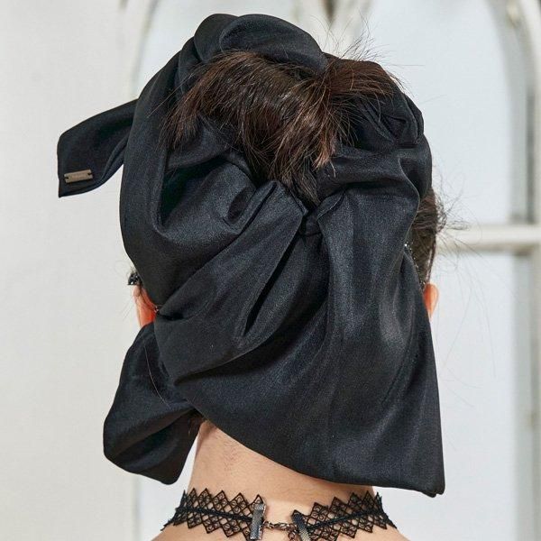 heyep (ヘイップ) / シルクスクエア ラージシュシュ (全2色