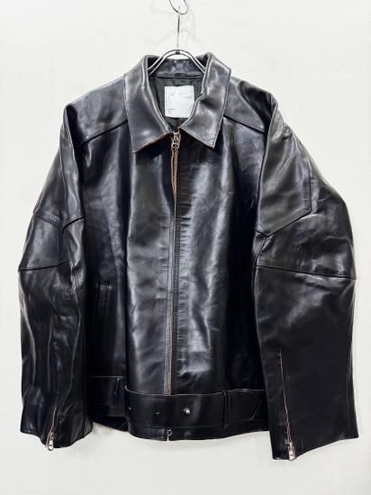 ANCELLM（アンセルム） 2025AW 25AW H.L ZIP UP JACKET Black - Laid