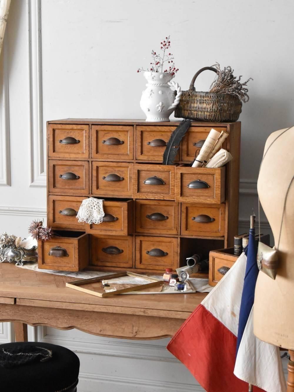アンティークドロワー.2 フランスアンティーク家具 小物入れ 引き出し 収納