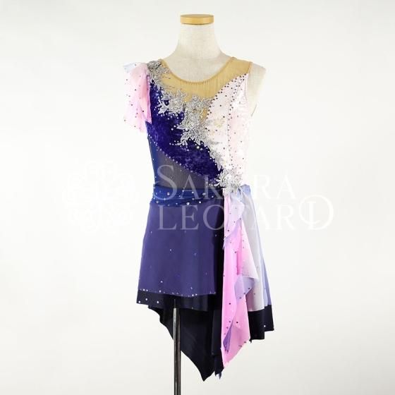 Mサイズ｜ハナコン｜装飾付きレオタード バトン衣装 ダンス兼用（ol