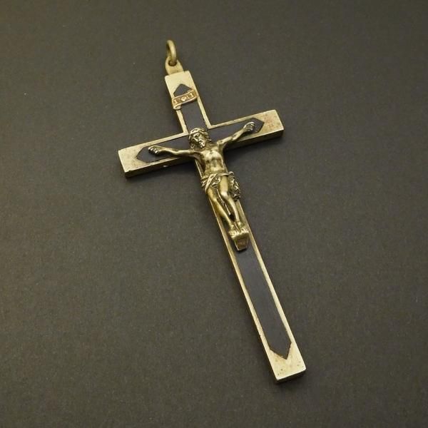 アンティーク イエス キリスト 磔刑 十字架 真鍮 ヨーロッパ 【公式通販】