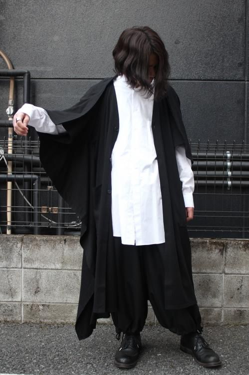 2024SS yohji yamamoto フードロングカーディガン 楽天市場】YOHJI