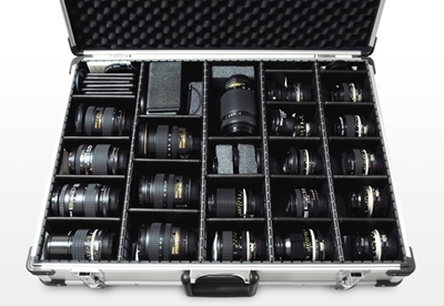 一眼レフカメラ用レンズ保管アルミケース」のご紹介。 | アクテック