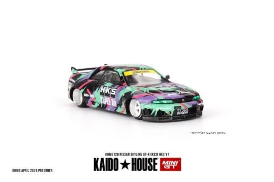 KAIDO☆HOUSE 1/64 NISSAN SKYLINE GT-R (R33) HKS V1 FACTORY V1 日産
