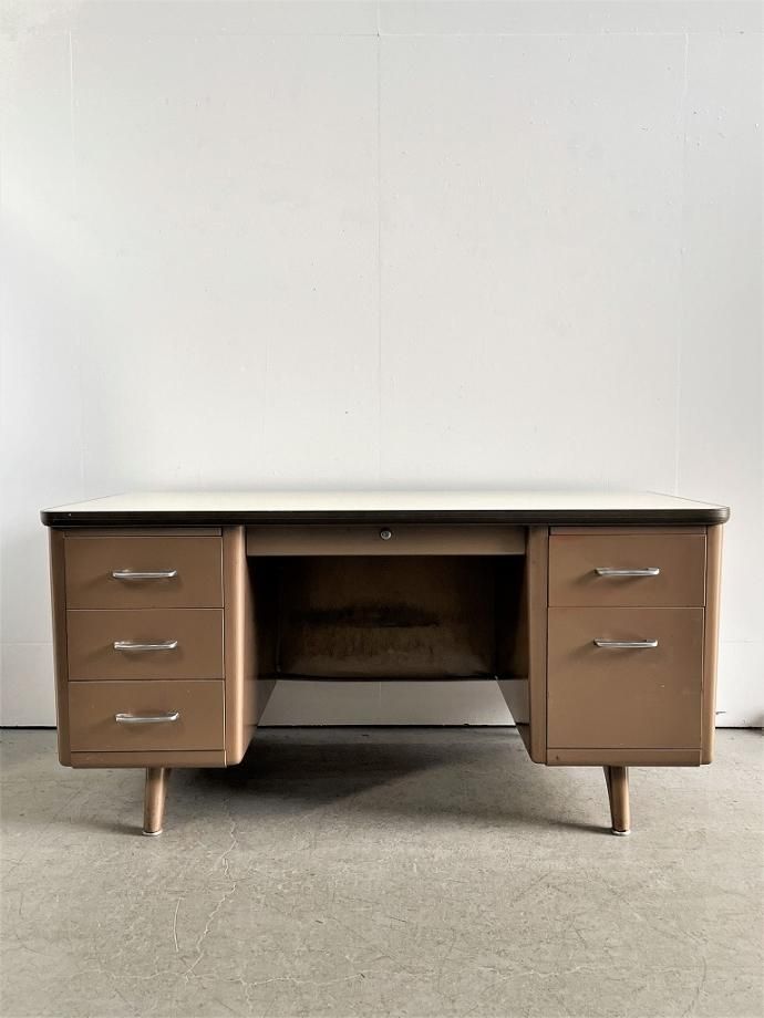 チャーリー 】1960年 ベルギー ビンテージ デスク 机 作業台