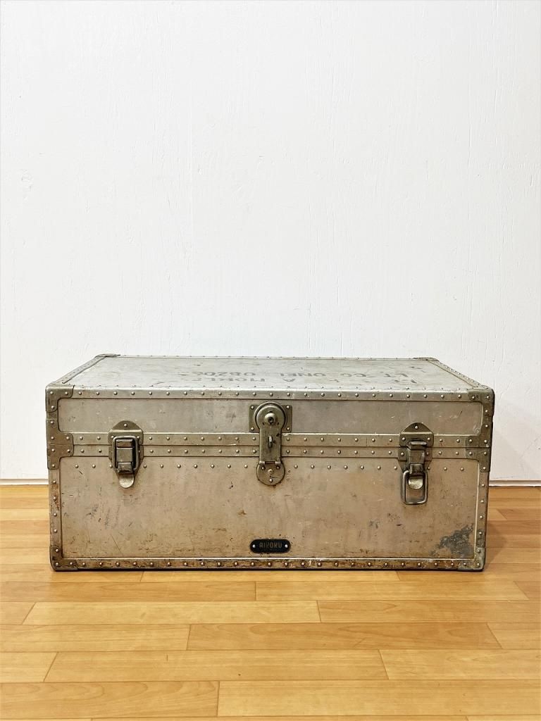 1940-50's AIKOKU Tokyo社製 ヴィンテージ アルミニウム トランク