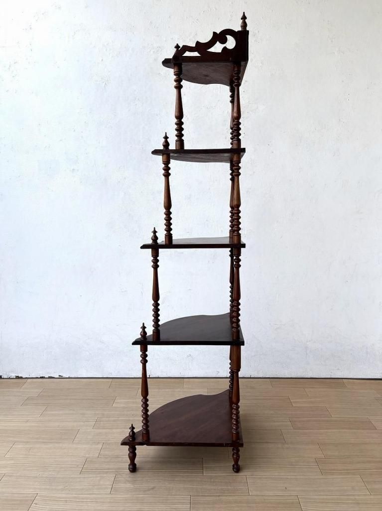 1910-30's ヴィンテージ ウッド コーナーシェルフ - アンティーク