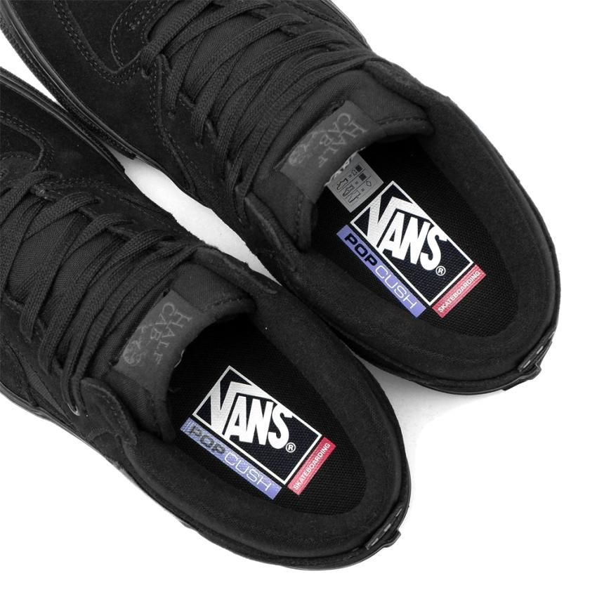 VANS SKATE HALF CAB / BLACK/BLACK（バンズ/ヴァンズ スケート ハーフ