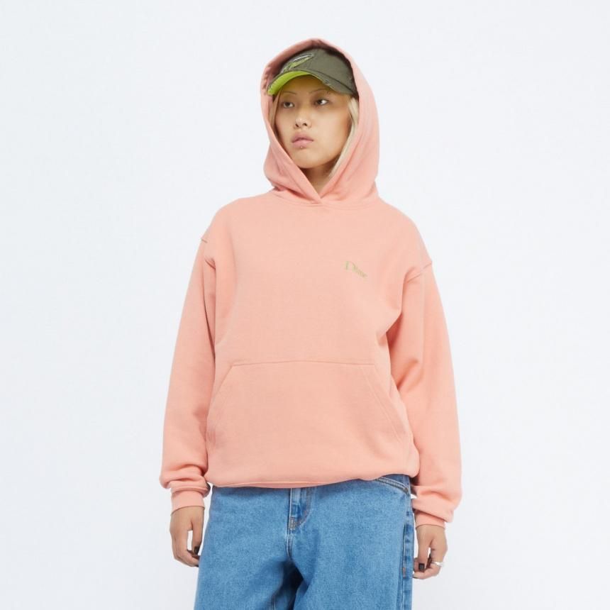Dime Classic Small Logo Hoodie / Pink Clay (ダイム パーカー