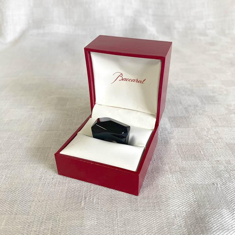 バカラ クリスタルリング Baccarat 箱付き 11号 ーsoracoya