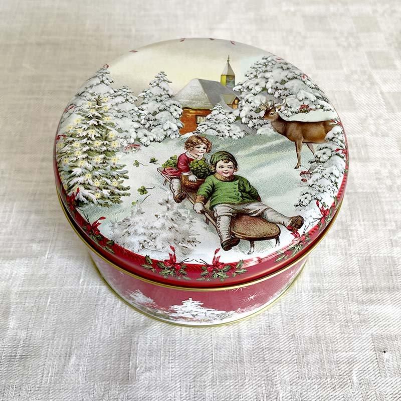 ビレロイボッホ クリスマス缶大 3個セットの小1個 新品未使用品 希少