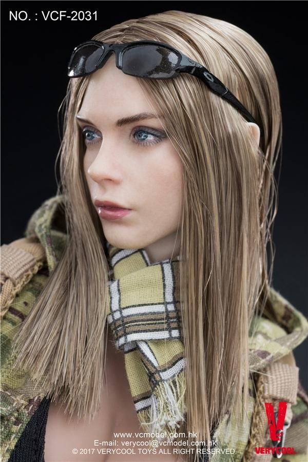 1/6 VERYCOOL VCF-2031 MC Camouflage Women Soldier Villa 迷彩美人
