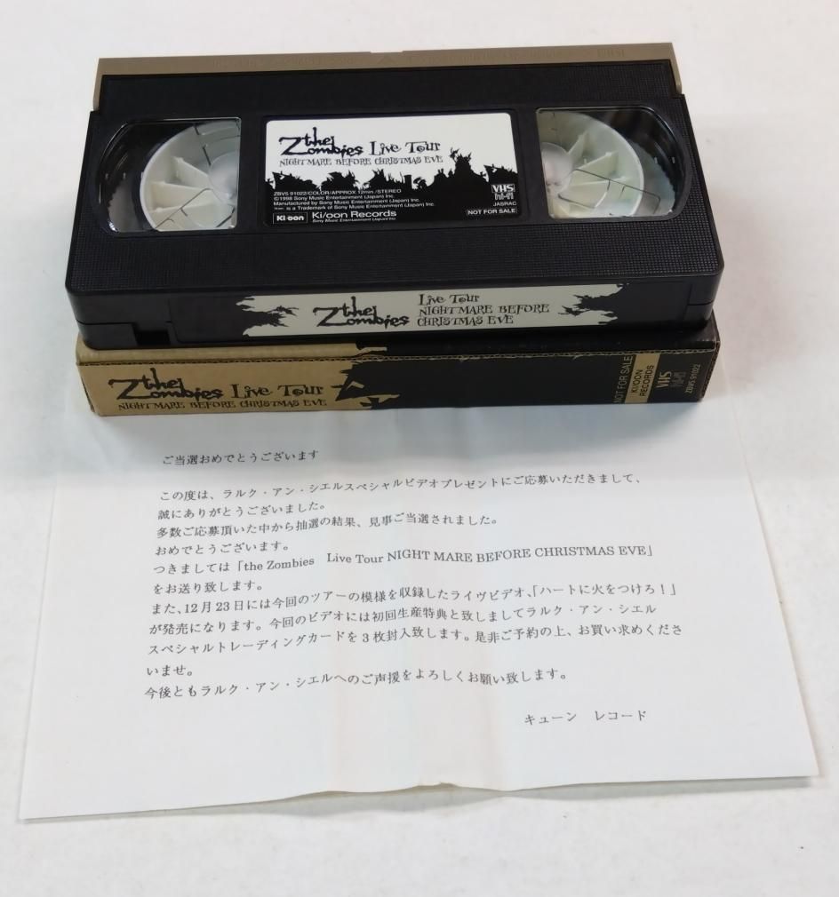 L'Arc-en-Ciel ビデオ the Zombies Live NIGHTMARE BEFORE CHRISTMAS