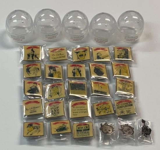 Mr.Children Thanksgiving 25 ガチャ ピンバッジ 26種類 25周年ツアー