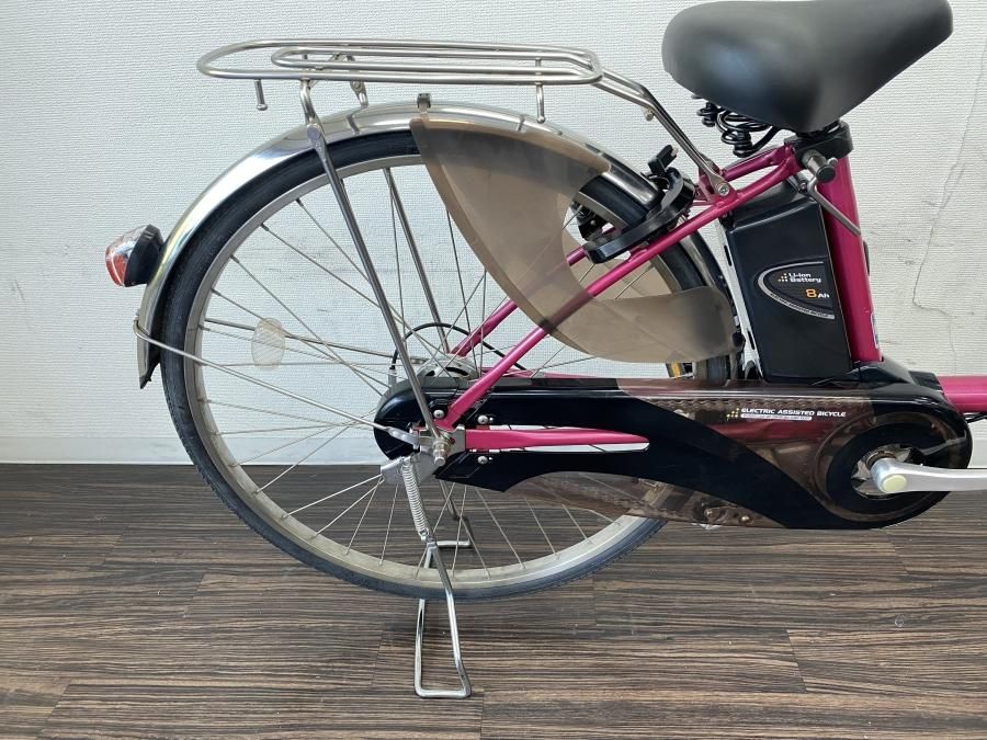 電動自転車 パナソニック ViVi EX 26インチ ピンク 8ah 2014年頃 前後