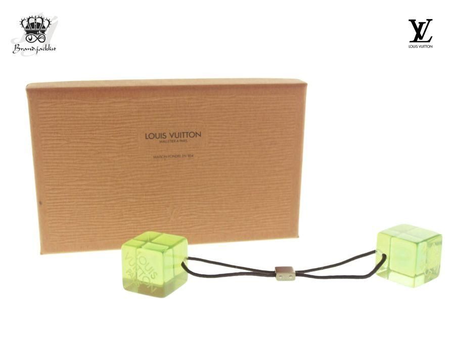 ルイヴィトン ヘアキューブ ヘアゴム ヘアアクセサリー LV キューブ 緑