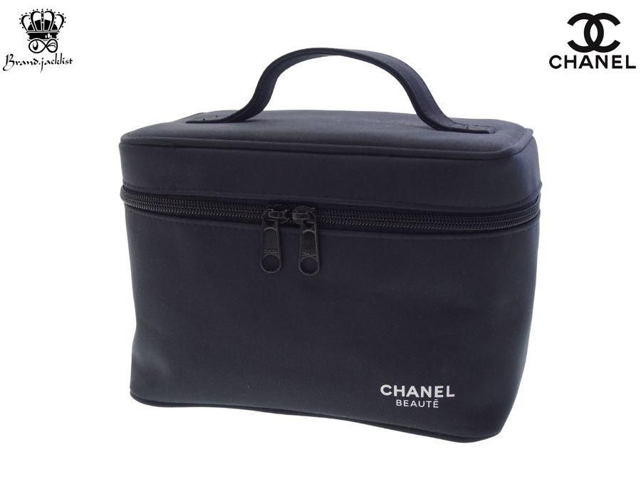 Used 極上品】シャネル CHANEL ノベルティ バニティポーチ 大型メイク