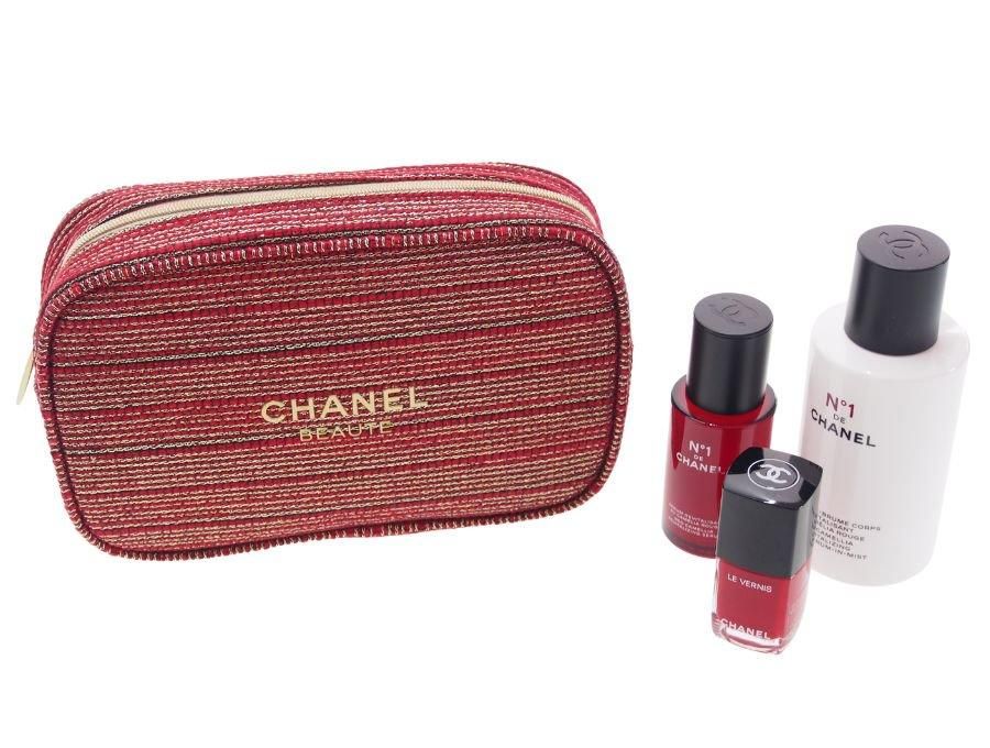 シャネル ノベルティ 2022 ホリデー限定 クリスマス コフレポーチ