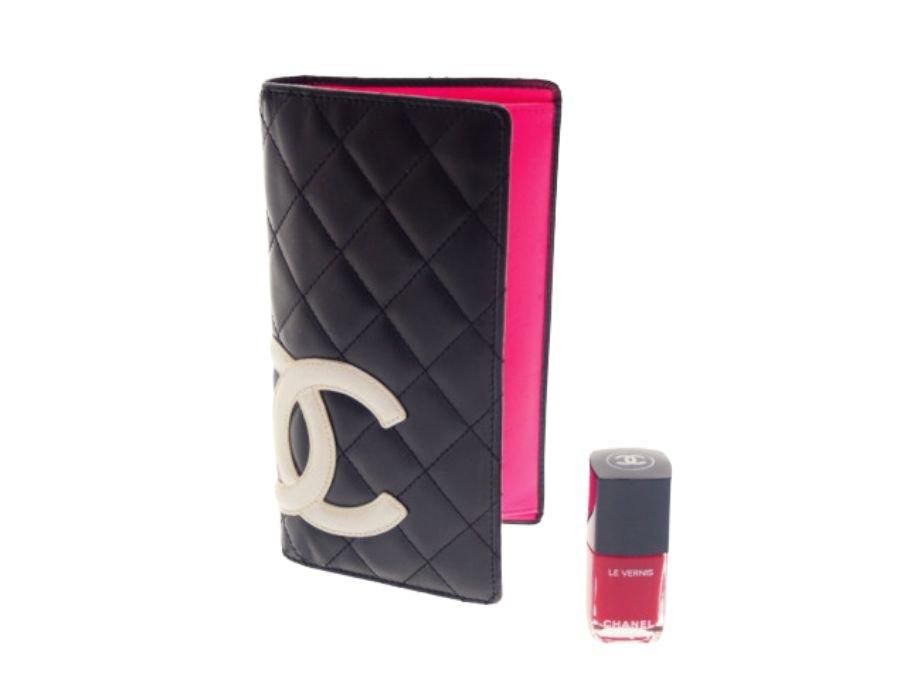 シャネル カンボンライン 長財布 二つ折り マトラッセ S/No.12