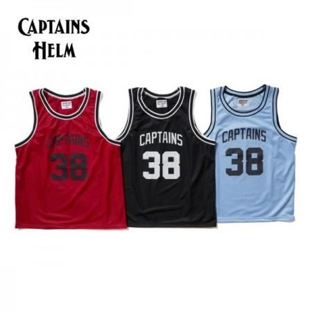 CAPTAINS HELM | LINE RIB MESH TANK-TOP - 【FREEWAY】 茨城県坂東市