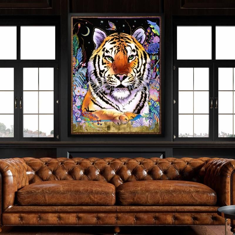 NIGHT TIGER | クリスチャン・ラッセン | アート・オブ・ライフ 株式