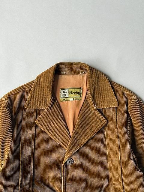 Derby of San Francisco】 Wide Wall Corduroy No folk Jacket
