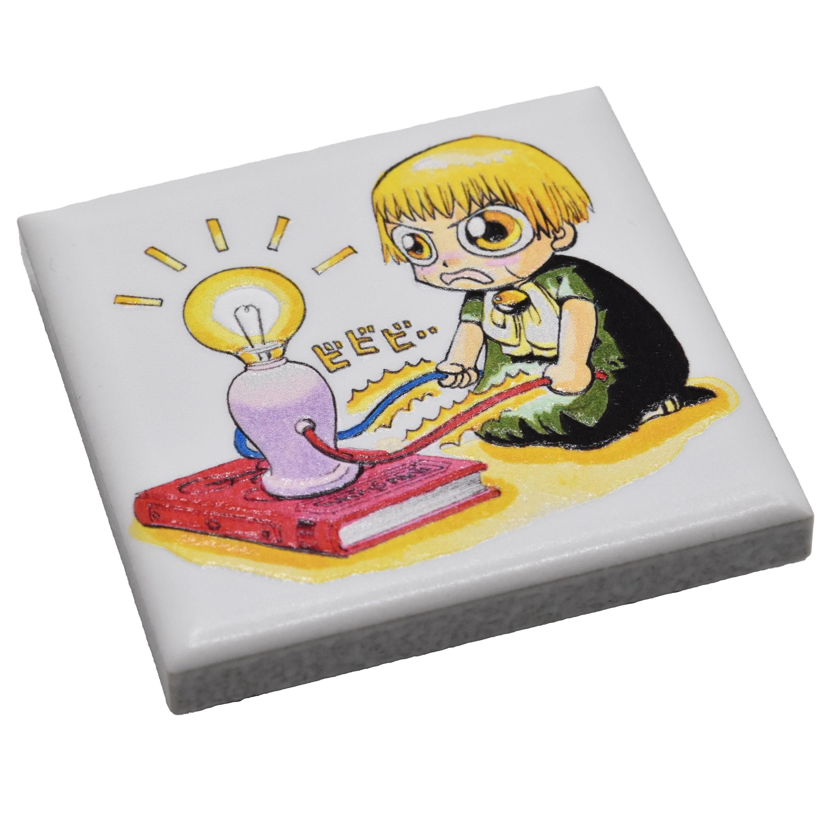 ガッシュと電球」アートマグネット - 「金色のガッシュ！！」「金色の