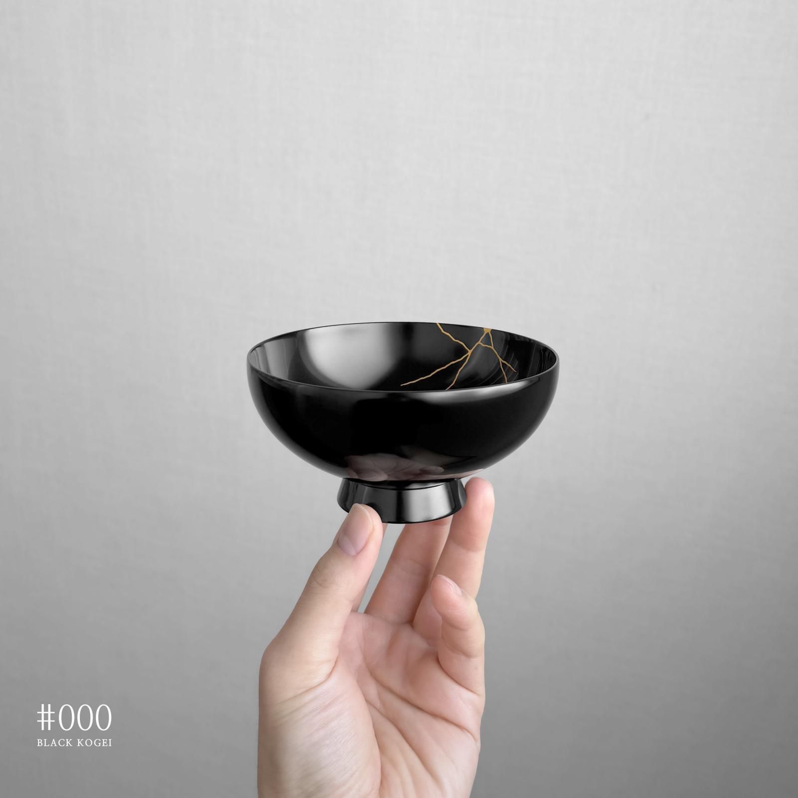 輪島塗 金継ぎ椀 | 漆黒の美 - ♯000 BLACK KOGEI