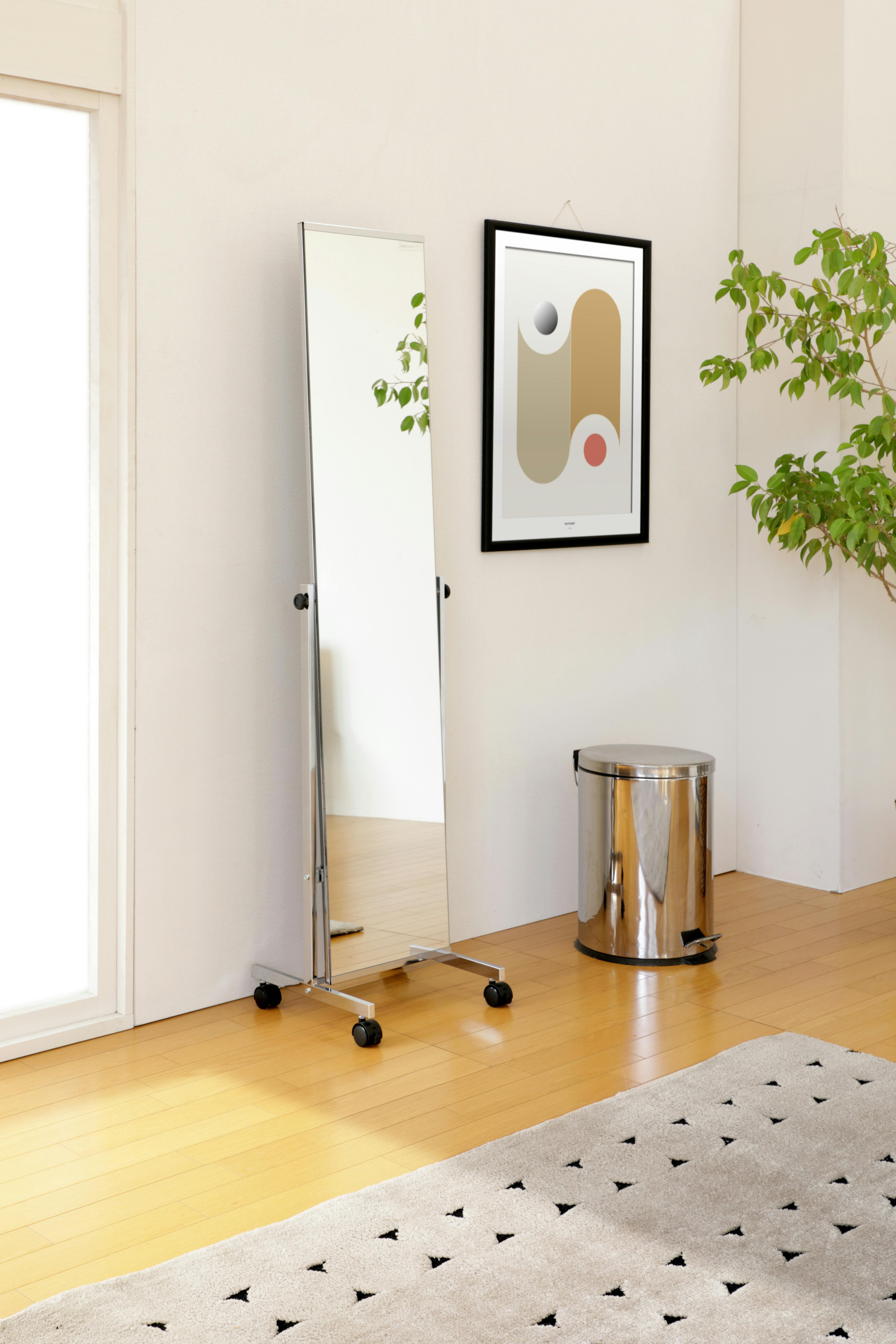 KOEKI 弘益 UTILITY P-5526M スタンドミラー 37×36×158.5 鏡：30×147